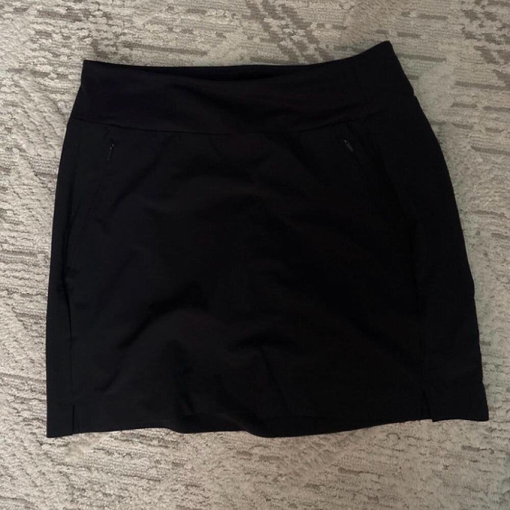 Athleta black mini SOHO skort